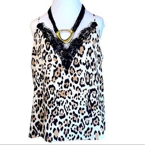 NWT Socialite Leopard Camisole Size‎ XL